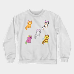 Kitties Sticker Pack 2 Crewneck Sweatshirt